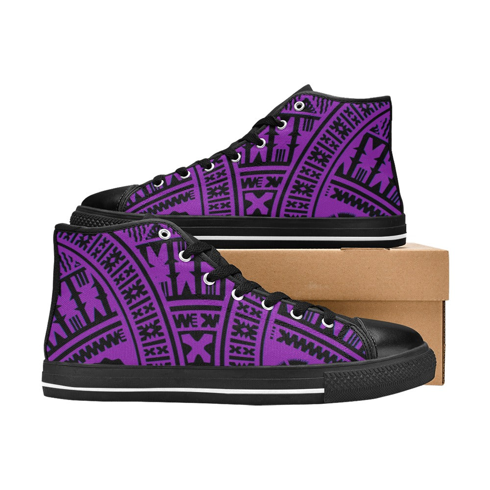 KID'S BLACK PURPLE High Top