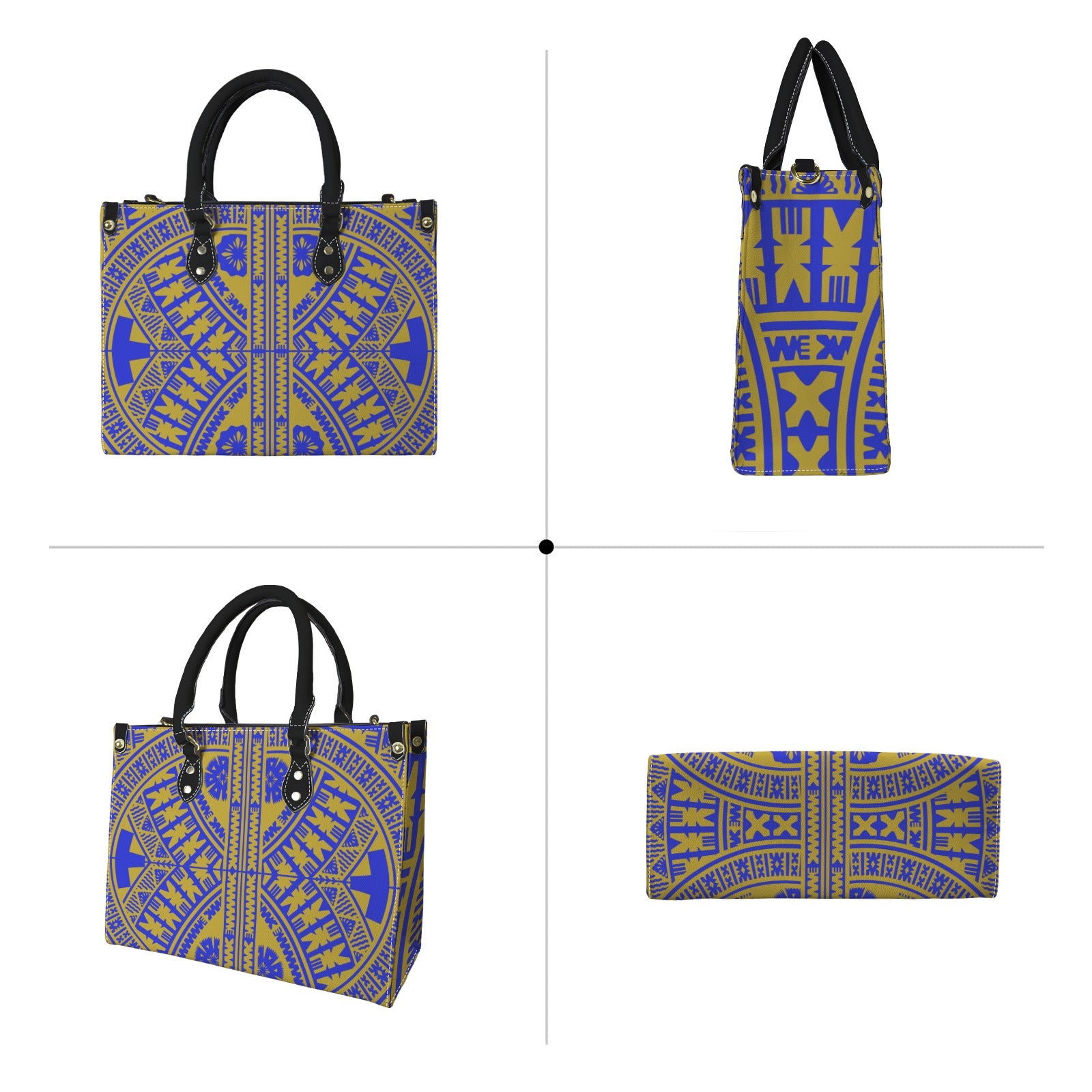 Purple Leather Handbag