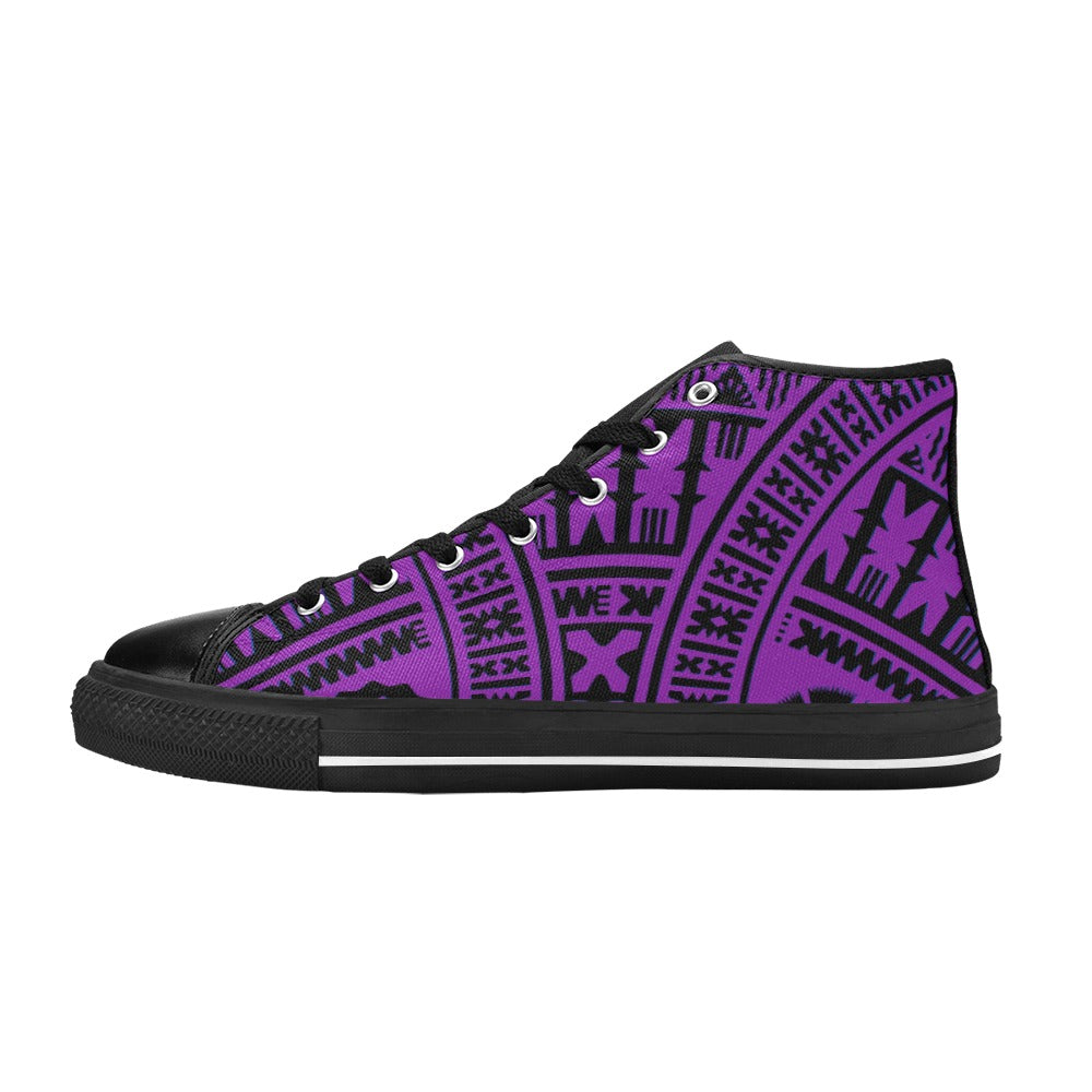 KID'S BLACK PURPLE High Top