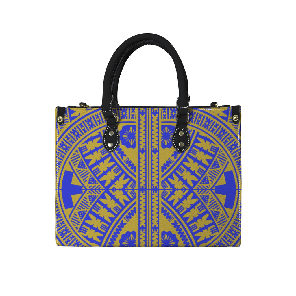 Purple Leather Handbag