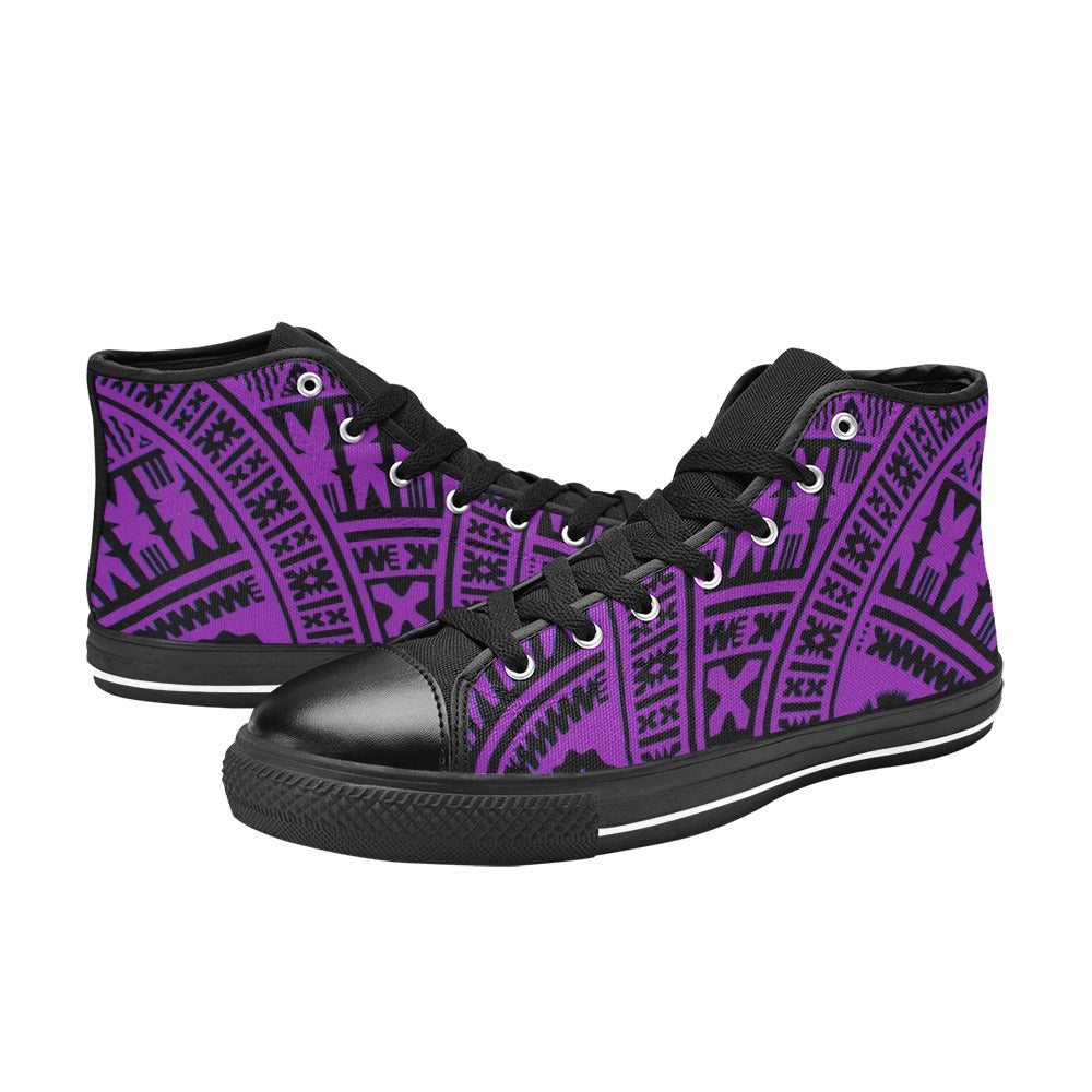 KID'S BLACK PURPLE High Top