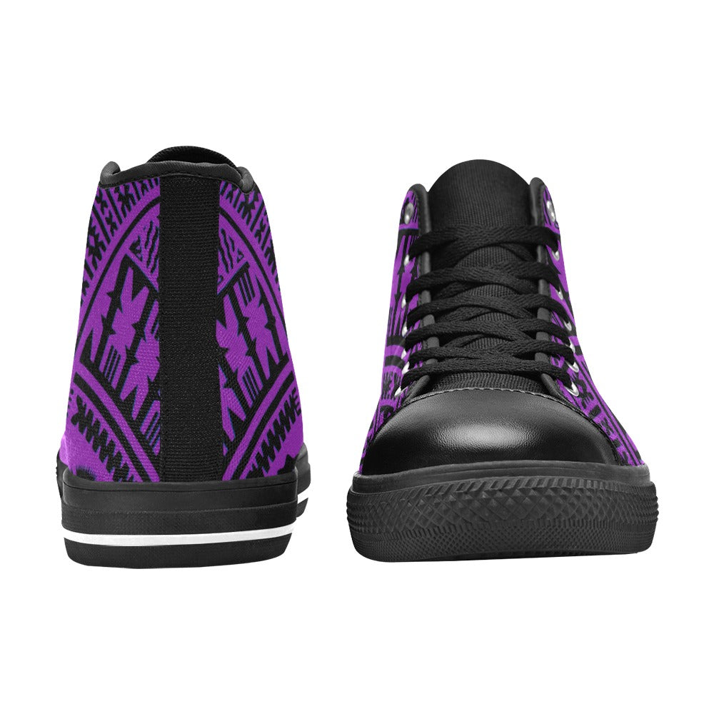 KID'S BLACK PURPLE High Top