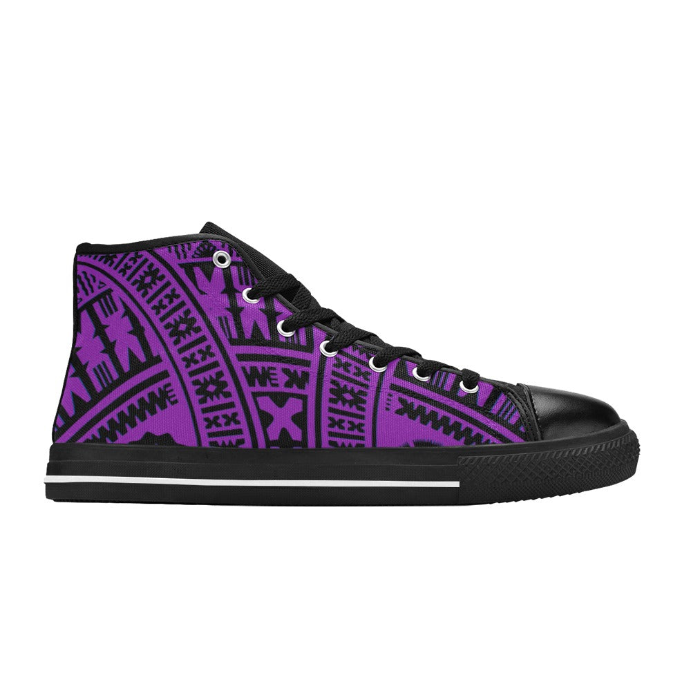 KID'S BLACK PURPLE High Top