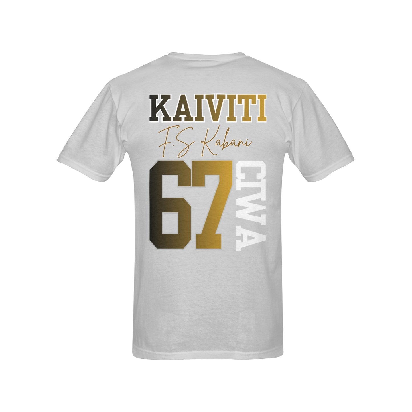 67CIWA grey Men's T-Shirt in USA Size