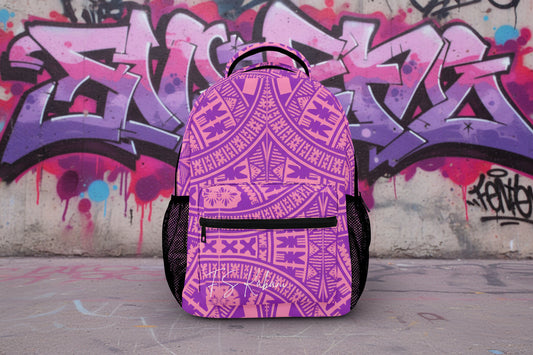 PLAIN PINK  Casual Backpack-Large