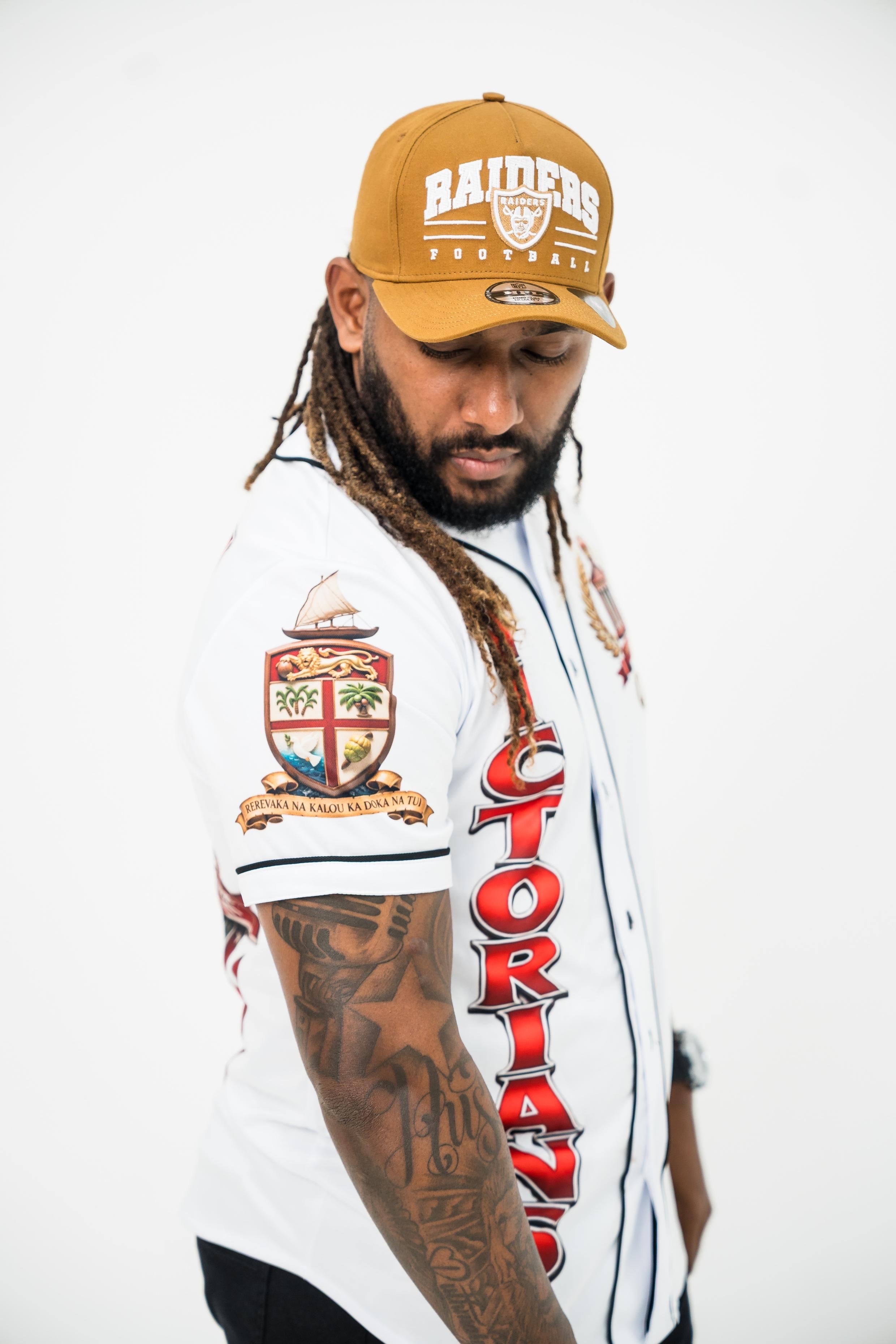 QVS TOVATA WHITE Baseball Jersey