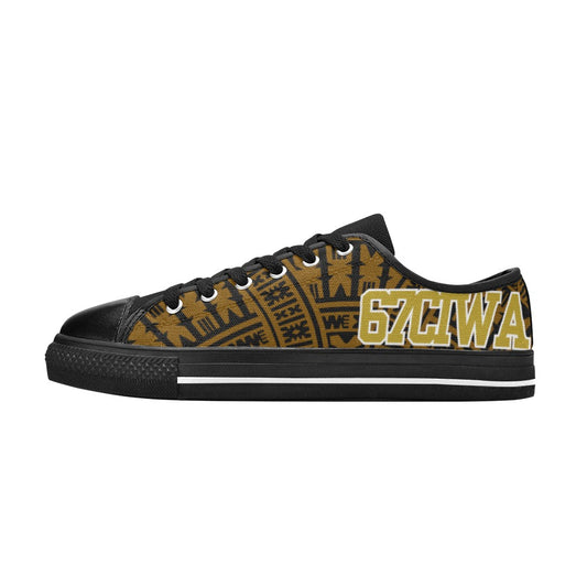 67CIWA Brown Black Men's Low Top