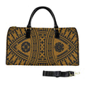 BROWN BLACK Travel Bag-Large (Black Short)