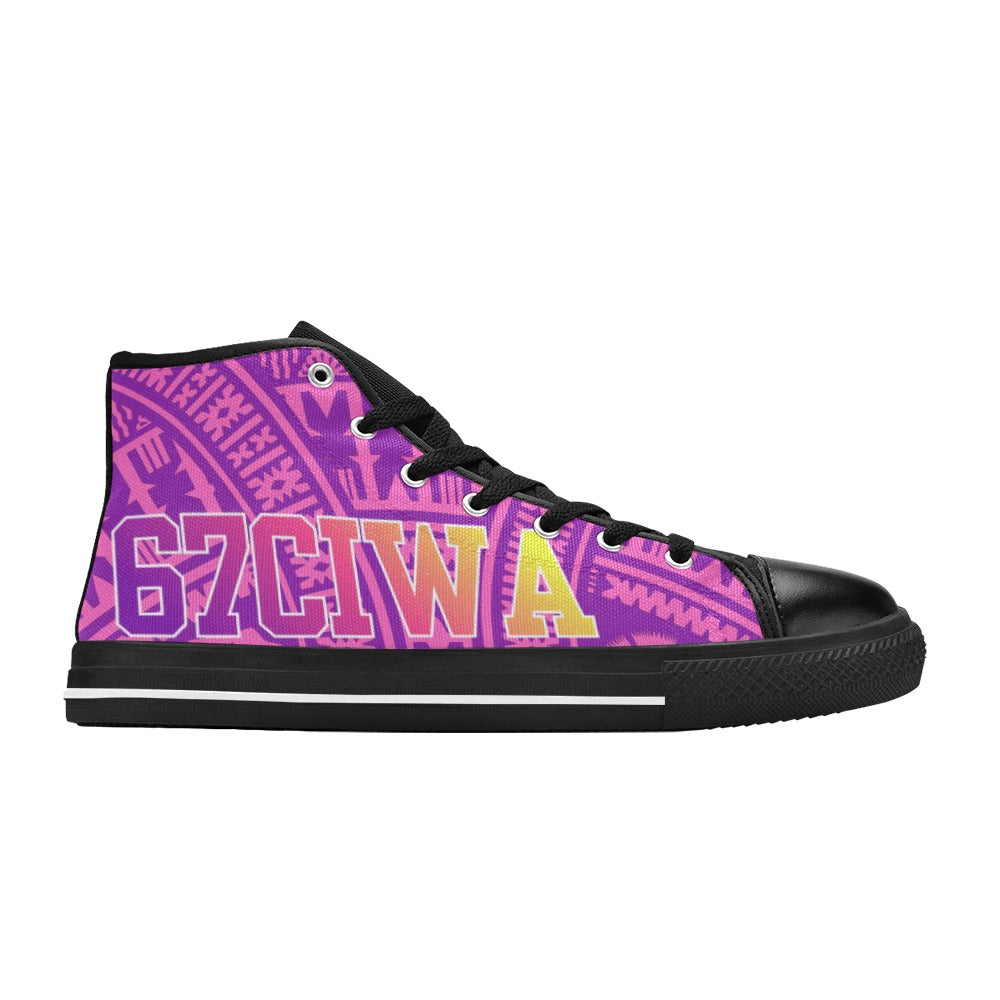 67CIWA PINK Men's High Top