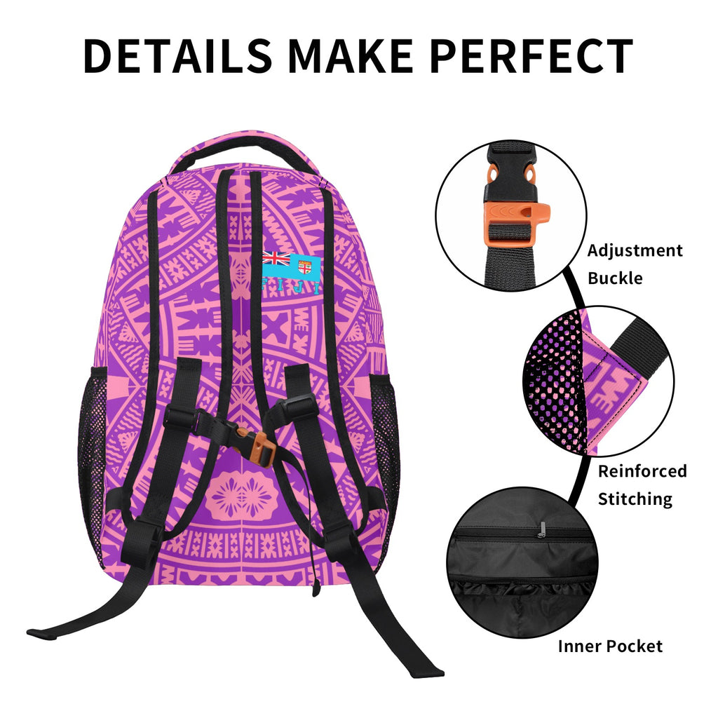 PLAIN PINK  Casual Backpack-Large